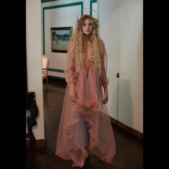 NWT size small selkie seaside rose gold duster - Picture 5 of 5